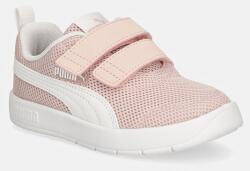 PUMA gyerek sportcipő Courtflex V3 Mesh PS rózsaszín, 398085 - rózsaszín 28