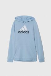 Adidas gyerek felső U BL 2 HOODIE nyomott mintás, kapucnis, IX9554 - kék 128