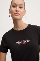 Guess Jeans t-shirt női, fekete, W4YI03 J1314 - fekete XL