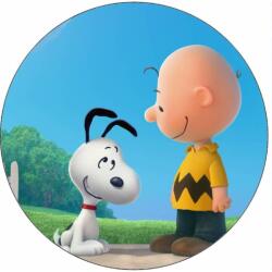 Pictu Hap Ehető papír Snoopy és Charlie 19, 5 cm - Pictu Hap (pic9001292_kruh)
