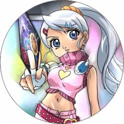 Pictu Hap Bakugan Julie ehető papír 19, 5 cm - Pictu Hap (pic9001485_kruh)