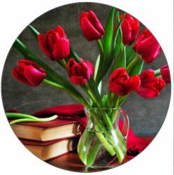Pictu Hap Ehető papír tulipán csokor 19, 5 cm - Pictu Hap (pic9001405_kruh)