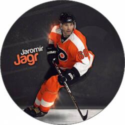 Pictu Hap Ehető papír logó Jaromir Jagr narancssárga mez 19, 5 cm - Pictu Hap (pic9001306_kruh)
