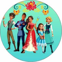 Pictu Hap Ehető papír Elena of Avalor és barátai 19, 5 cm - Pictu Hap (pic9001333_kruh)