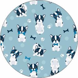 Pictu Hap Ehető papír aranyos bulldogok 19, 5 cm - Pictu Hap (pic9001547_kruh)