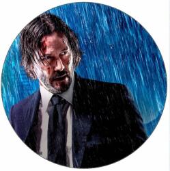 Pictu Hap John Wick ehető papír az esőben 19, 5 cm - Pictu Hap (pic9001609_kruh)