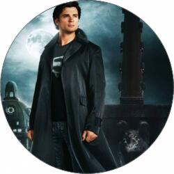 Pictu Hap Ehető papír Smallvile Clark Kent fekete kabátban 19, 5 cm - Pictu Hap (pic9001527_kruh)