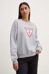 Guess Jeans felső szürke, női, nyomott mintás, W4YQ00 KC811 - szürke S