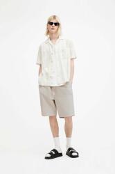 AllSaints vászonkeverék rövidnadrág HANBURY bézs, MF081Y - bézs S