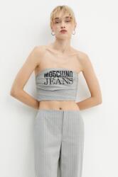 Moschino Jeans top gyapjúkeverékből szürke, A0812 8725 - szürke 34