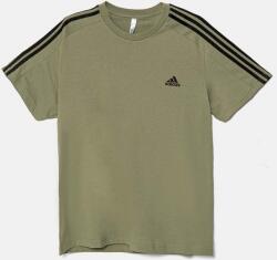 Adidas pamut póló Essentials zöld, férfi, nyomott mintás, JE0346 - zöld XXL