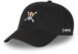 Capslab pamut baseball sapka x One Piece fekete, nyomott mintás, CL/OP3/1/CD/SKU - fekete Univerzális méret
