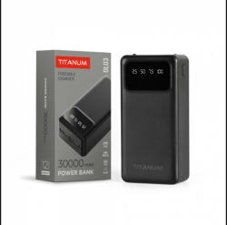 Videx TITANUM power bank fekete színű 30000mAh OL03 (OL03)