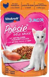 Vitakraft Poésie Délice Junior Turkey szószos eledel macskáknak alutasakban (23 x 85 g) 1.95kg