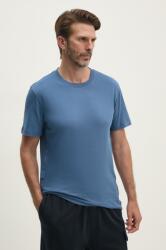 Calvin Klein Jeans pamut póló férfi, sima, J30J326159 - kék XL