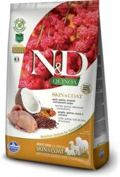 N&D Dog Grain Free Quinoa Skin & Coat Quail Adult Medium & Maxi - Bőr- és szőrproblémákra - (2 x 7 kg) 14kg