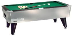 Dynamic Biliárdasztal, Dynamic Premier, ezüst, Pool, 7 ft, blue-green posztóval, érmeellenőrző és golyóelvezető rendszerrel (55.018.07.3)