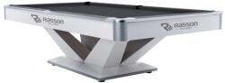 RASSON Biliárdasztal, Pool, Rasson Victory II Plus, fehér, 8 ft. Simonis 860 shark gray (55.143.08.3.18)