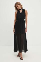 ANSWEAR ruha fekete, maxi, harang alakú - fekete S/M - answear - 16 990 Ft