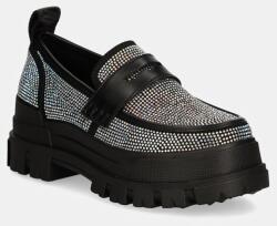 Buffalo mokaszin Aspha Loafer fekete, női, platformos, 1624064-BLM - fekete Női 36