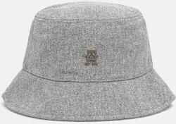 Tommy Hilfiger kalap gyapjú keverékből szürke, AW0AW17123 - szürke Univerzális méret