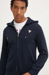 Guess Jeans felső sötétkék, férfi, sima, kapucnis, M4YQ28 K9V31 - sötétkék M