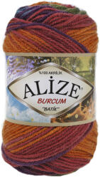 alize BURCUM BATIK -Zöld-mustár-kék-barna melír - 4827