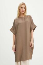 Bruuns Bazaar ruha CressBBGigi dress barna, mini, oversize, BBW3477N - barna 40