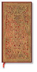 Paperblanks butikkönyv Golden Pathway slim vonalas (9781439772324)