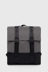 RAINS hátizsák 14310 Backpacks szürke, nagy, mintás - szürke Univerzális méret