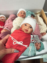 Nines D'Onil Kézműves spanyol baba- Baby, piros 26cm