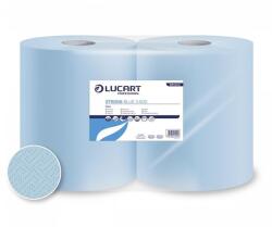Lucart Tekercses törlőkendő Lucart Strong Blue 3.500, kék - papiruniverzum