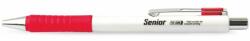 FlexOffice Golyóstoll, 0, 4 mm, nyomógombos, FLEXOFFICE "Senior", piros (FOGT026P) - papiruniverzum
