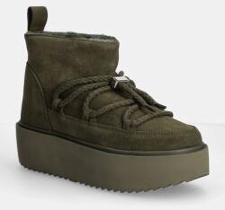 Inuikii velúr hócipő Classic Low Platform zöld, 75204-004 - zöld Női 39
