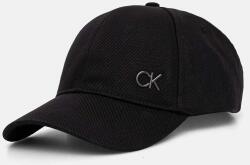 Calvin Klein baseball sapka fekete, nyomott mintás, K50K512349 - fekete Univerzális méret