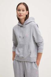 Guess Jeans felső szürke, női, sima, kapucnis, W4YQ04 KC811 - szürke L