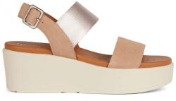 Geox szandál D XAND 2.2S bézs, női, éksarkú, D45M1A 022BC C5QB5 - bézs Női 40