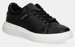 Calvin Klein cipő CUPSOLE LACE UP MONO MIX fekete, női, HW0HW02218 - fekete Női 39