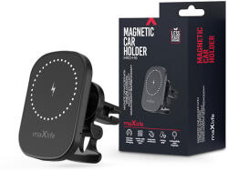 Maxlife MXCH-16 15W vezeték nélküli tartó/gyorstöltő szellőzőrácsba - fekete - bluedigital