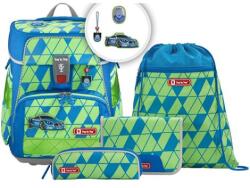 Hama Geantă de școală HAMA Step by Step Space Neon Police Set de 5 piese