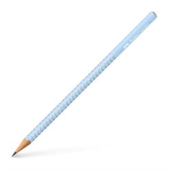 Faber-Castell Creion grafic, B, triunghiular, FABER-CASTELL "Sparkle", albastru deschis sidefat