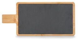 Zeller Platou servire Zeller, ardezie bambus, 40x19 cm, negru maro (DO-24510)