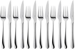 Judge Set 12 tacamuri pentru friptura Judge Windsor, otel inoxidabil, argintiu (HO-BF36) Tacam