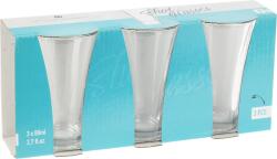 Excellent Houseware Set 3 pahare shot Excellent Houseware, sticla, 5x8.5 cm, 80 ml, transparent (KO-YE6000740) Pahar