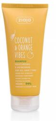 Ziaja Sampon pentru Toate Tipurile de Par - Ziaja Coconut & Orange Vibes Shampoo Moisturising & Refreshing, 200 ml