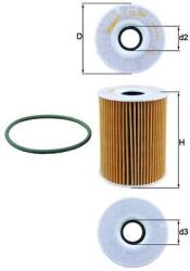 MAHLE Filtru ulei MAHLE OX 254D5 (OX 254D5) - automobilus