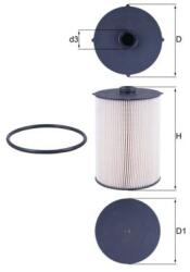 MAHLE filtru combustibil MAHLE KX 481D (KX 481D) - automobilus
