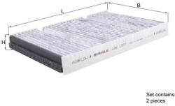 MAHLE Filtru, aer habitaclu MAHLE LAK 1377/S (LAK 1377/S)