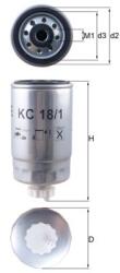 MAHLE filtru combustibil MAHLE KC 18/1 (KC 18/1)