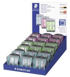 STAEDTLER 512 60C Kétlyukú Display Hegyező (TS51260CKP1802)